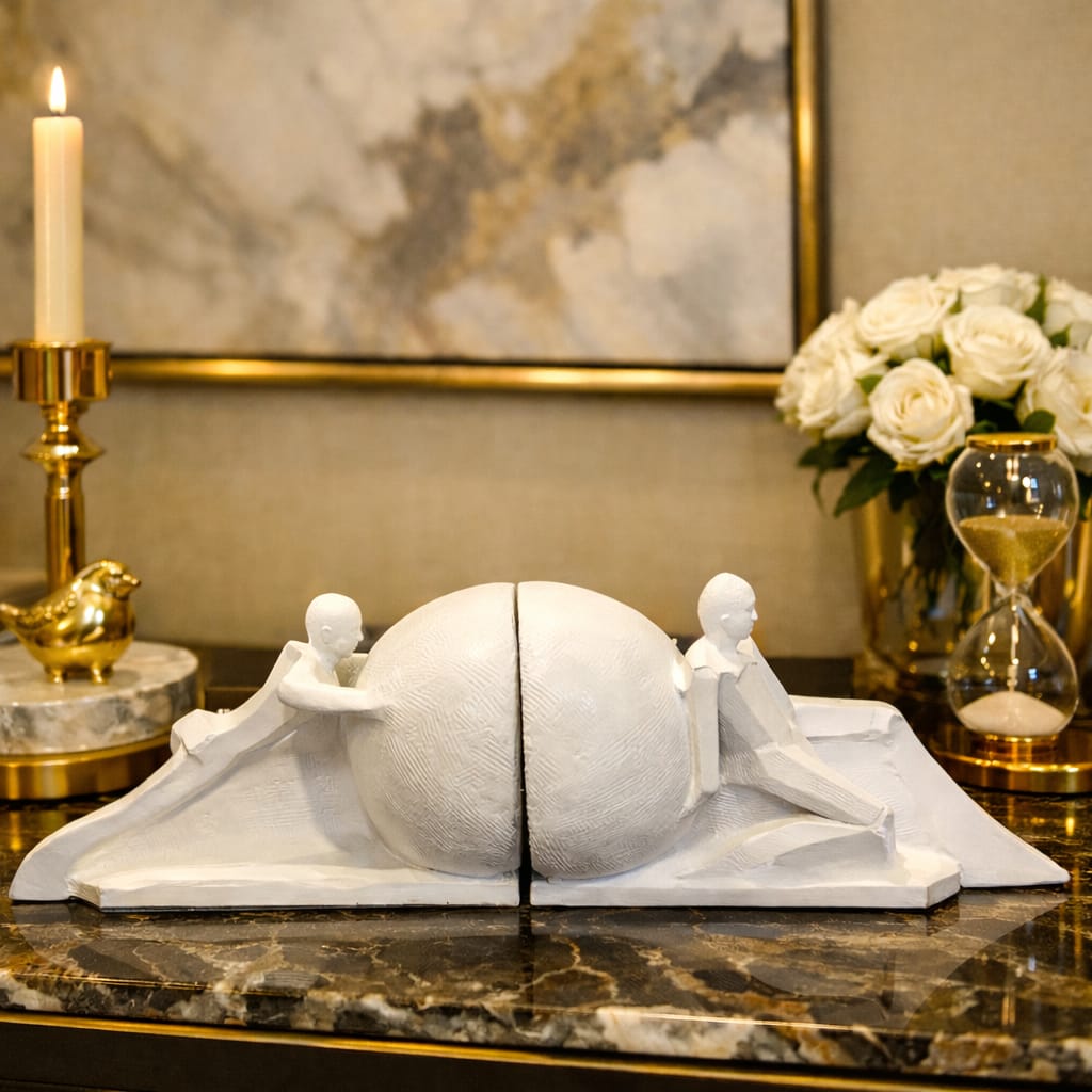 Status of 2 mans separated from each other