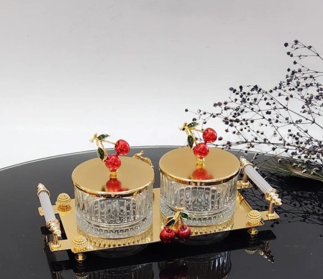 Set of 2 cherry bowl design