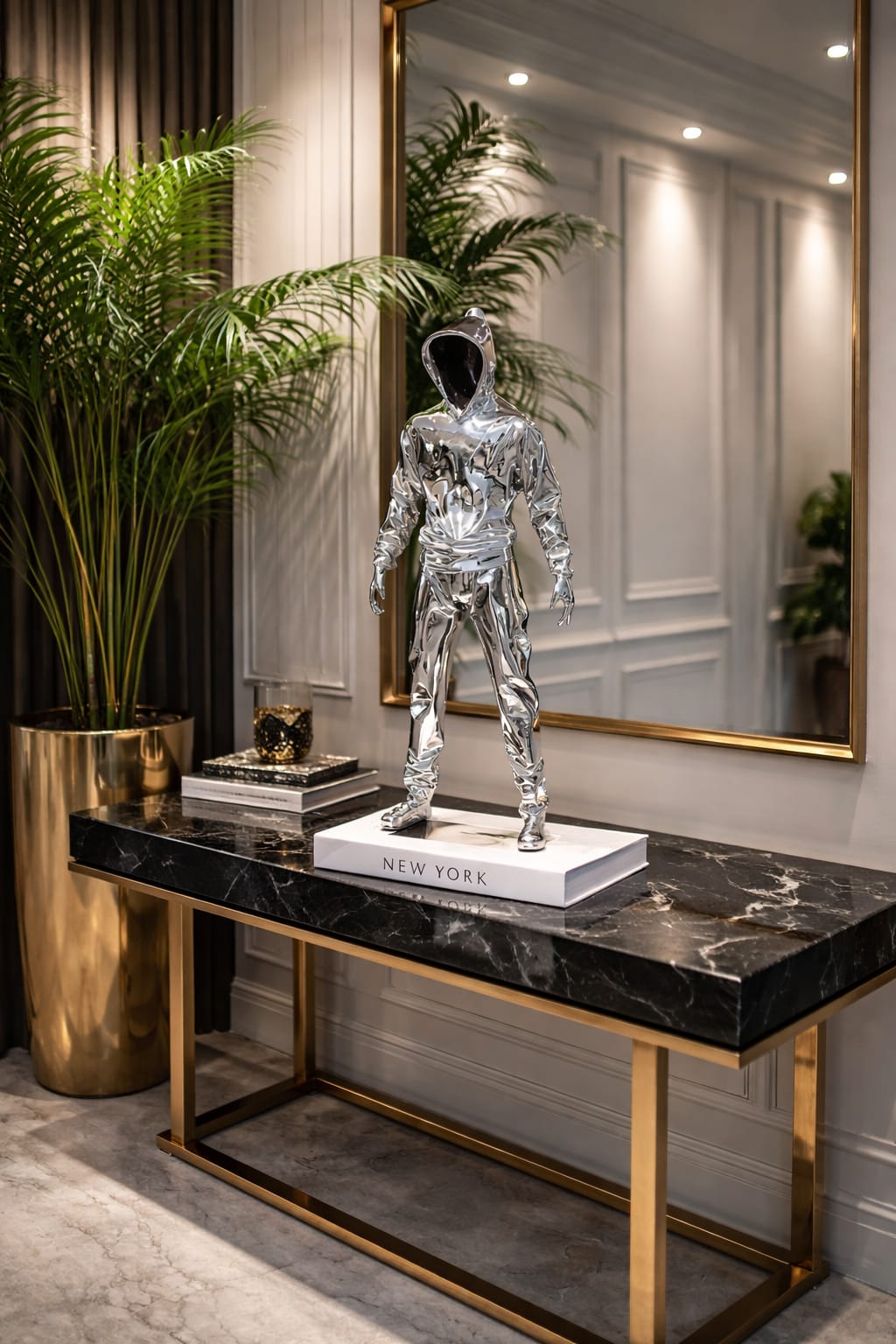 Decorative human figure sculpture