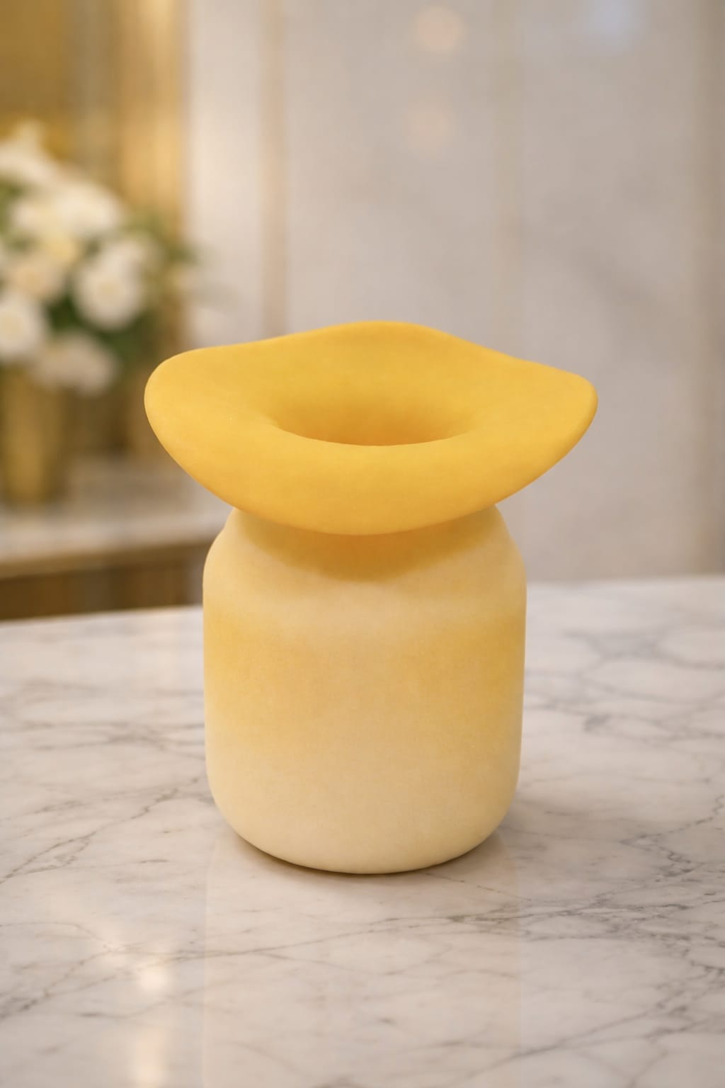 Yellow vase