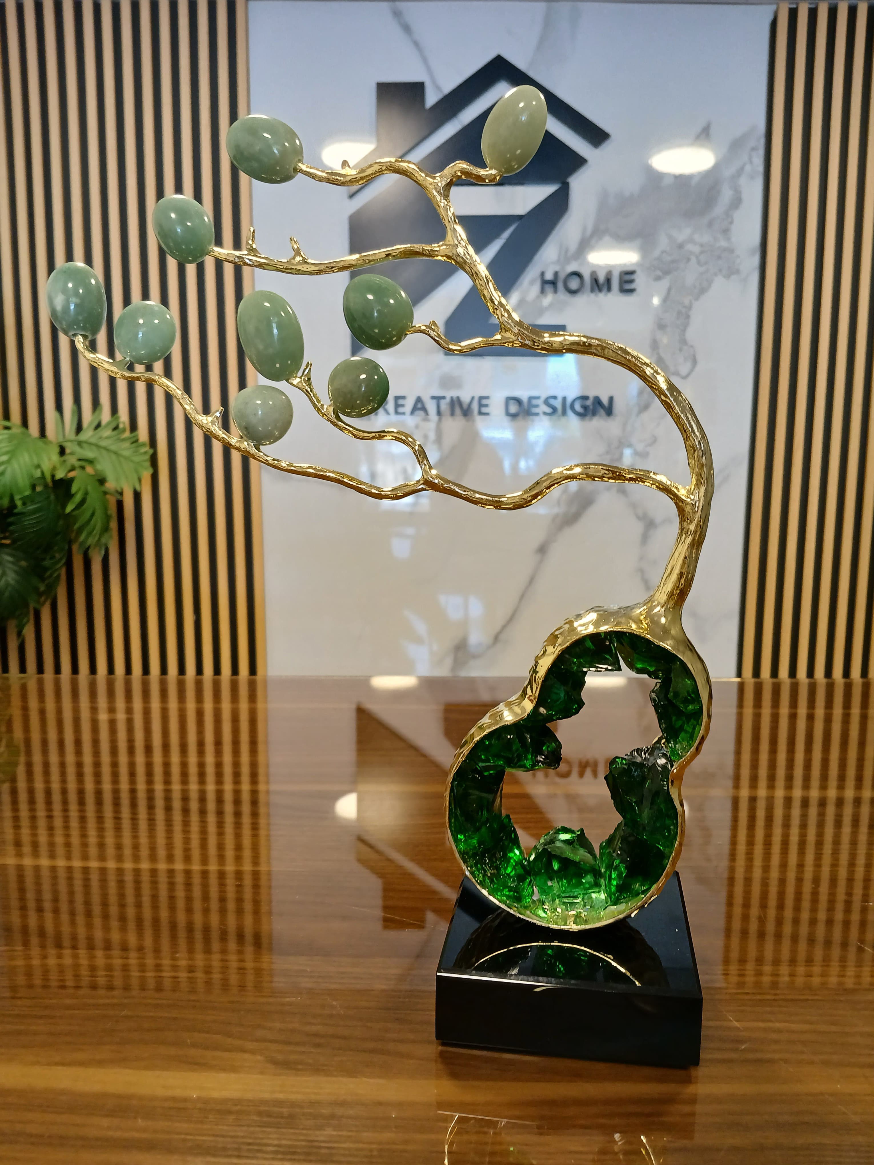 Green gourd ornaments